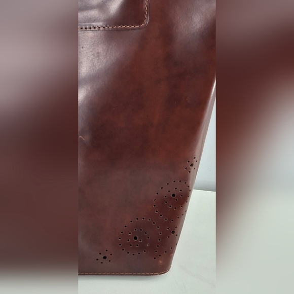 Lamarthe Italian Leather Tote Bag Great Condition - Picture 8 of 8